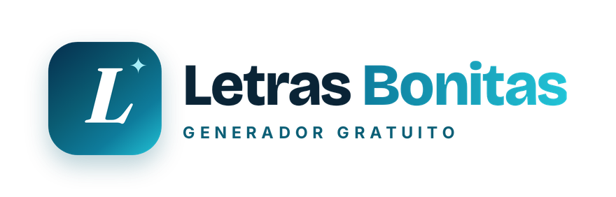 Logo de Letras Bonitas — generador de letras bonitas para copiar y pegar